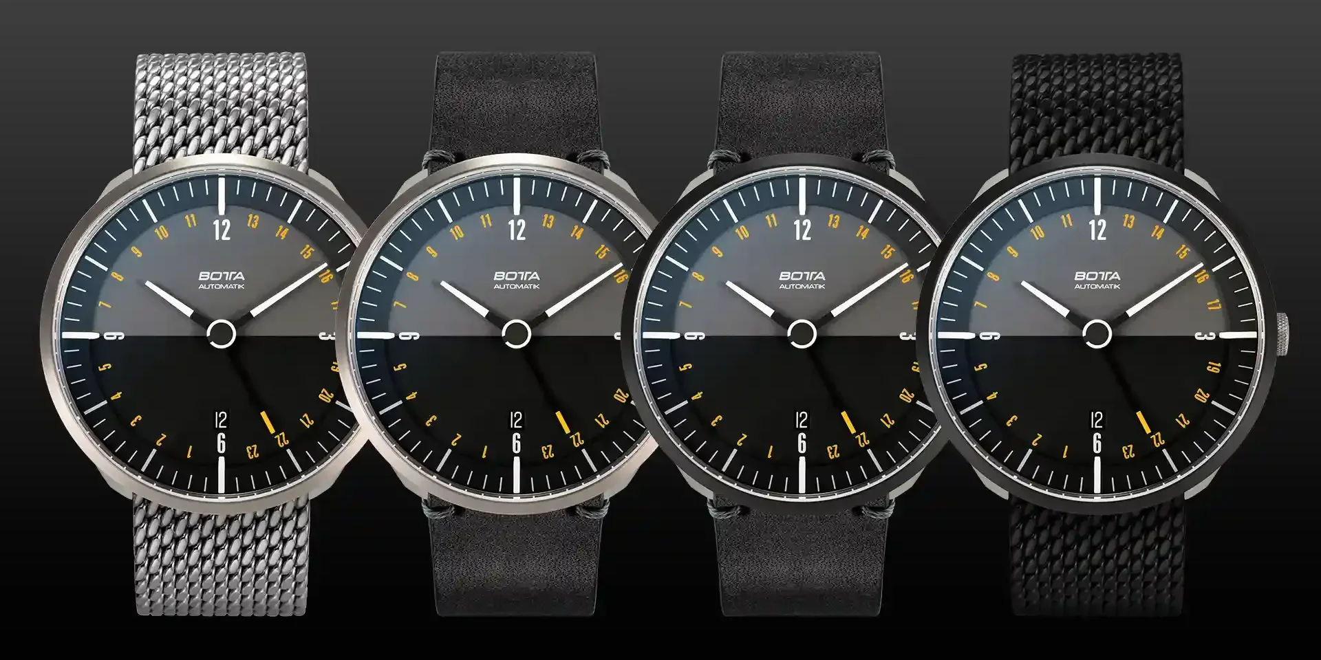 BOTTA Mondo GMT: The Art of Minimalist Dual-Time Travel Watches